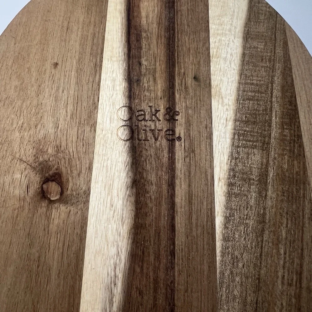 Wooden Pineapple‎ Cutting Board W/ Metal Top